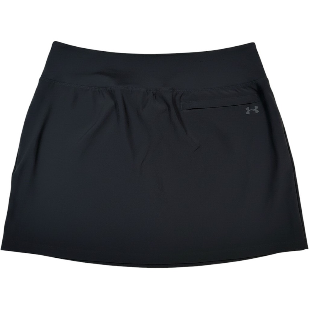 Under Armour Skort Women Lrg Black Active Golf Tennis Athletic Skirt Athleisure
